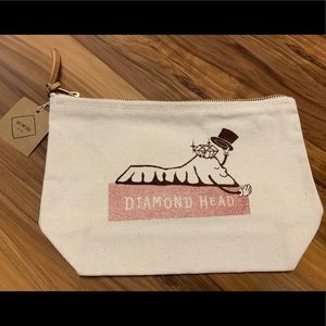 WIMINI hawaii made cotton zipped Pouch/Toiletrybag